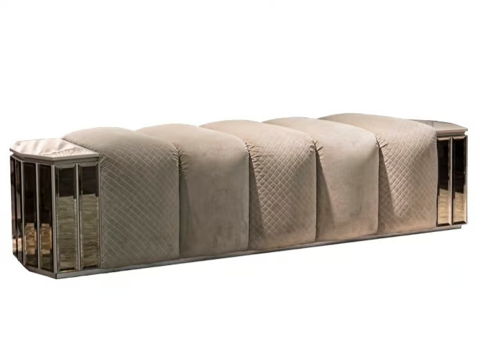 OLA - Storage velvet bench _ Mantellassi 1926